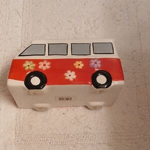 Colorful Ceramic Bus Planter